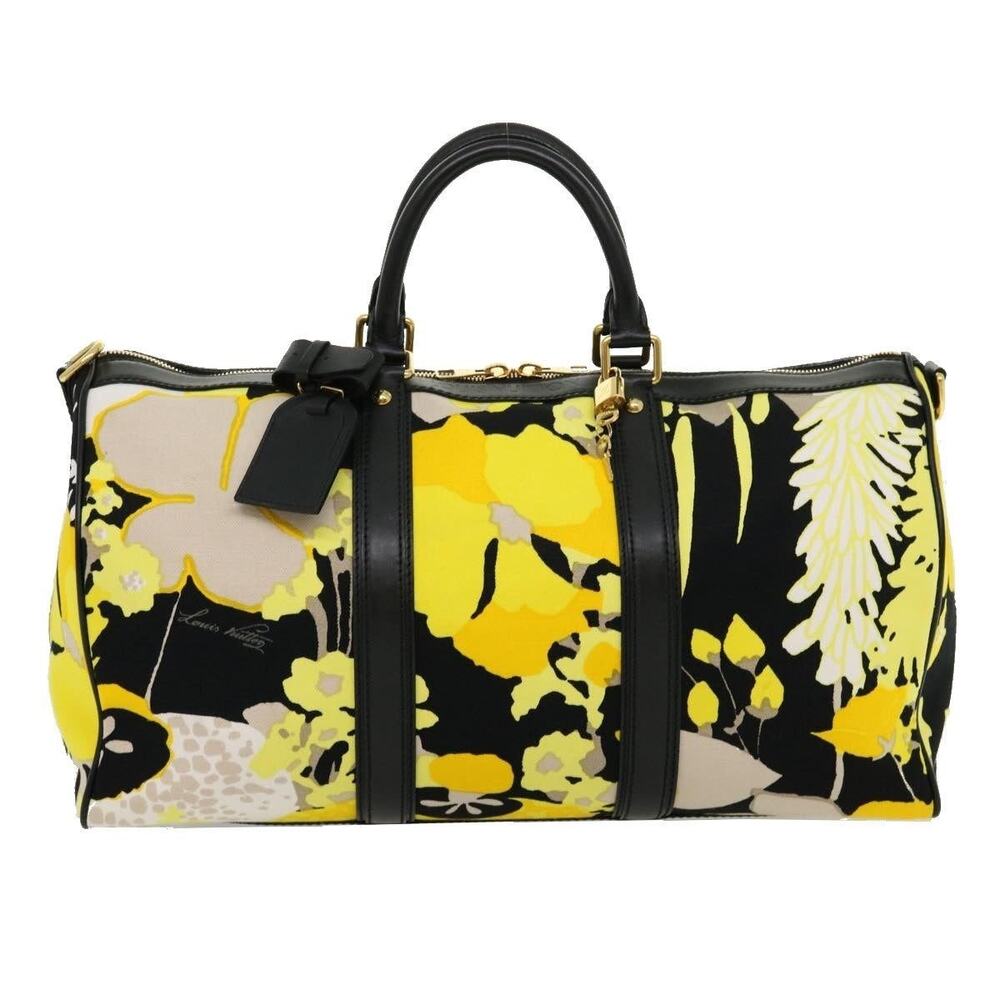 Louis Vuitton Toile Canwan Keepall Bandouliere 50 Boston Bag Yellow